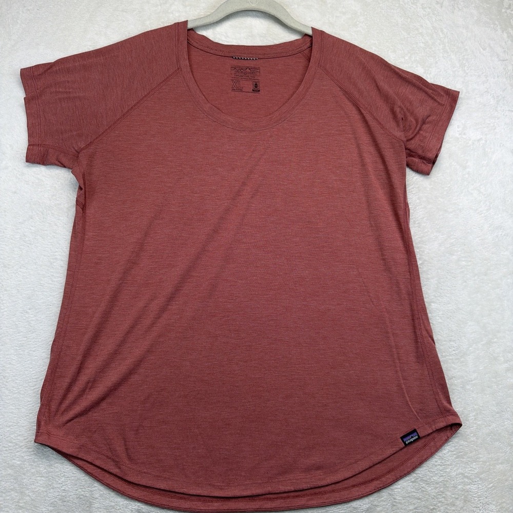Patagonia Capilene Cool Trail Shirt Women XL Quick Dry Hiking Running Tee